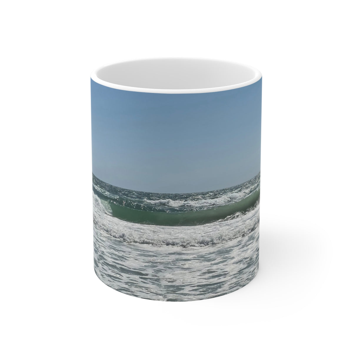 Breaking By The Pier — 11oz Mug