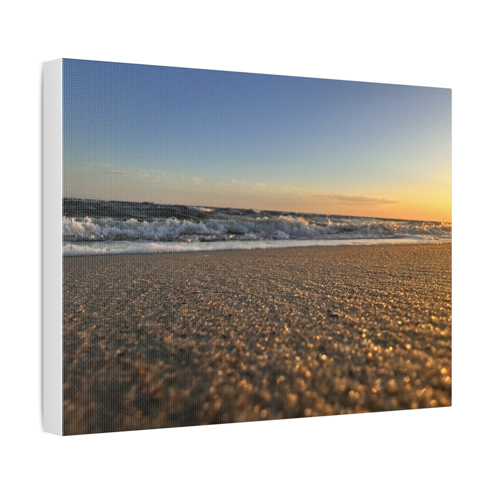 Sparkling Sand At Dusk — Stretched Canvas