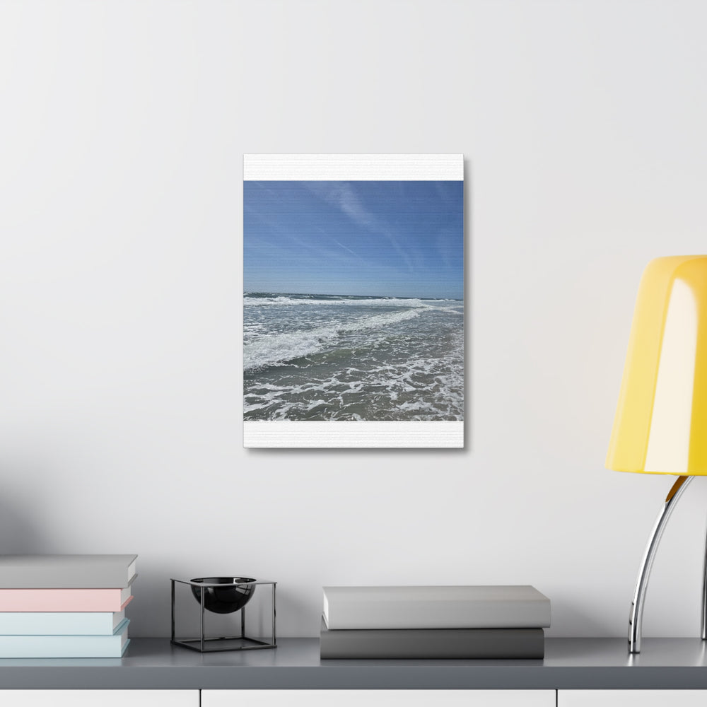 Blue Sky Surf — Stretched Canvas