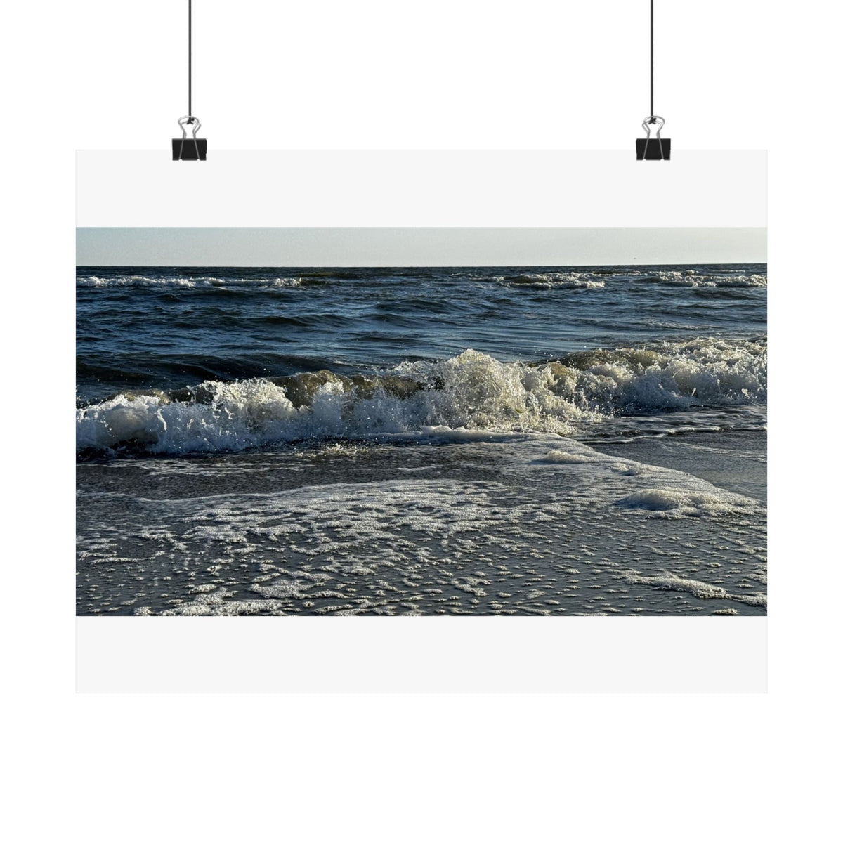 Churning Surf — Matte Poster