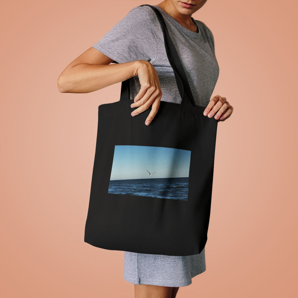 Lone Gull Soaring — Cotton Tote