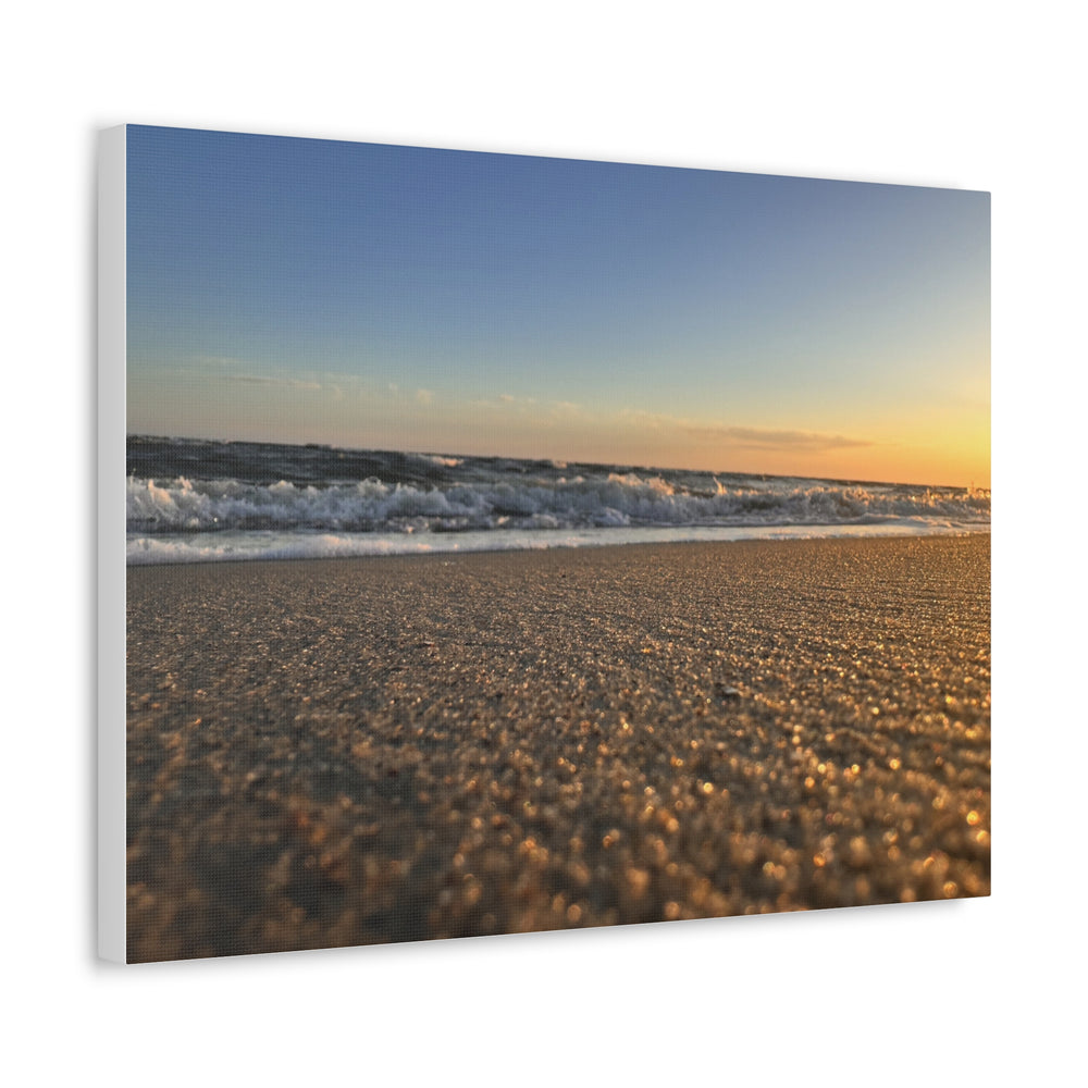 Sparkling Sand At Dusk — Stretched Canvas