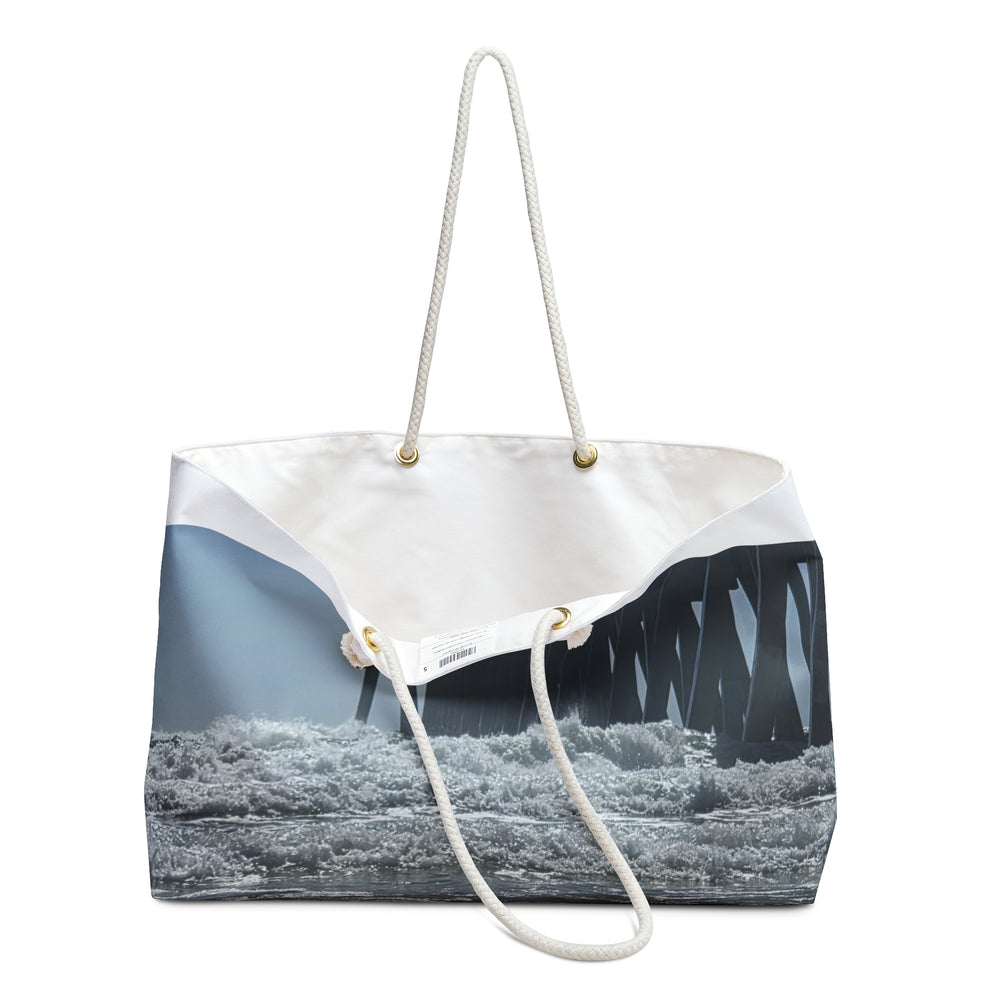 Foam Line To The Pier — Weekender Bag