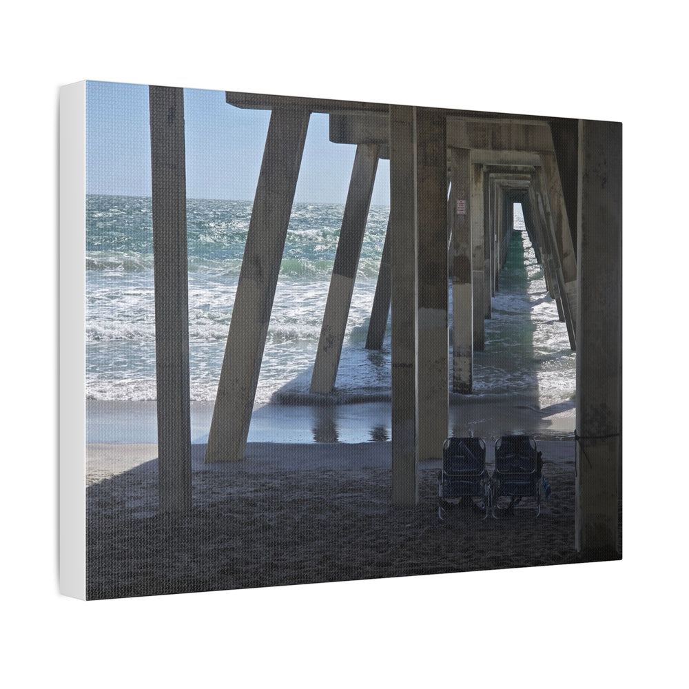 Under The Pier — Stretched Canvas