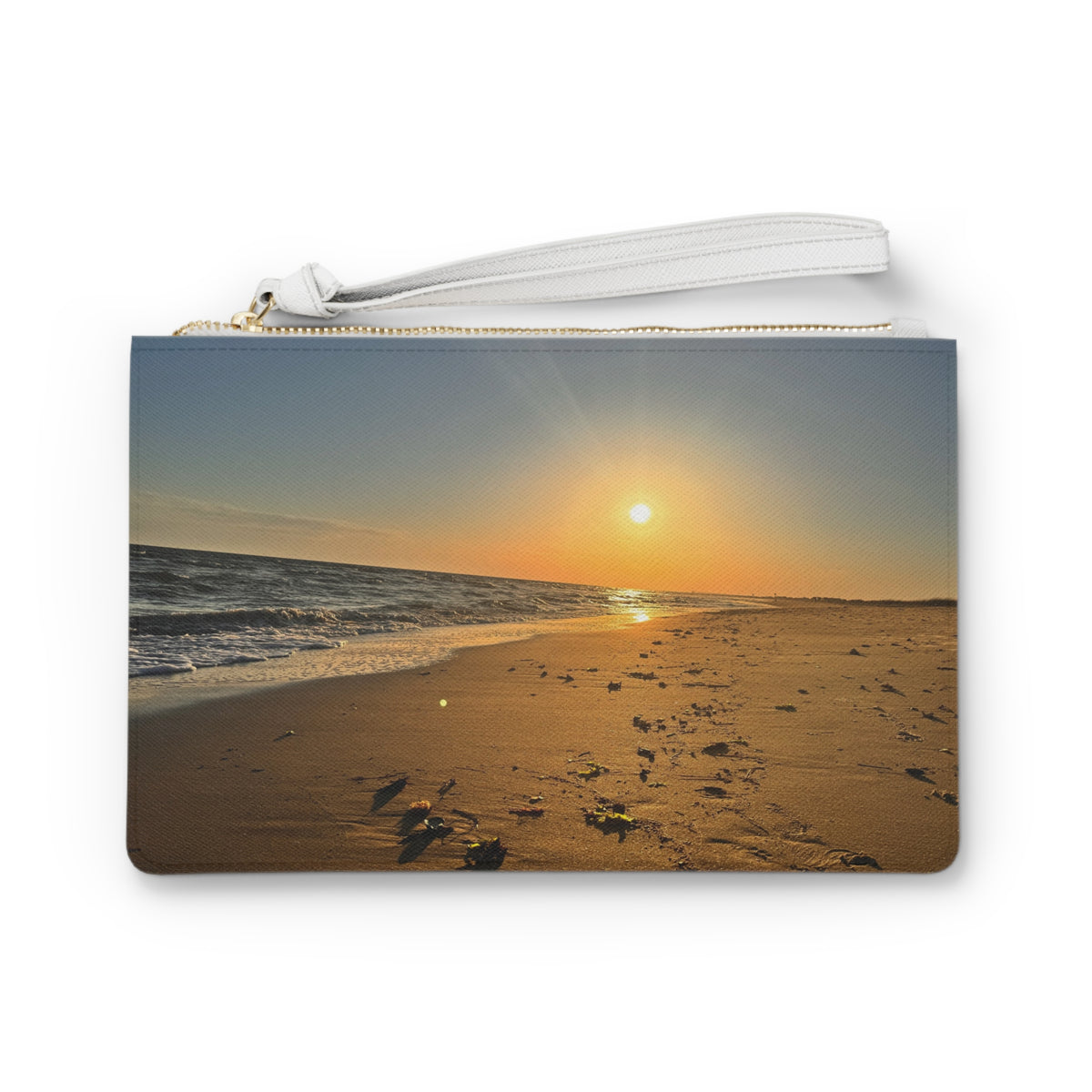 Golden Hour Shoreline — Clutch Bag