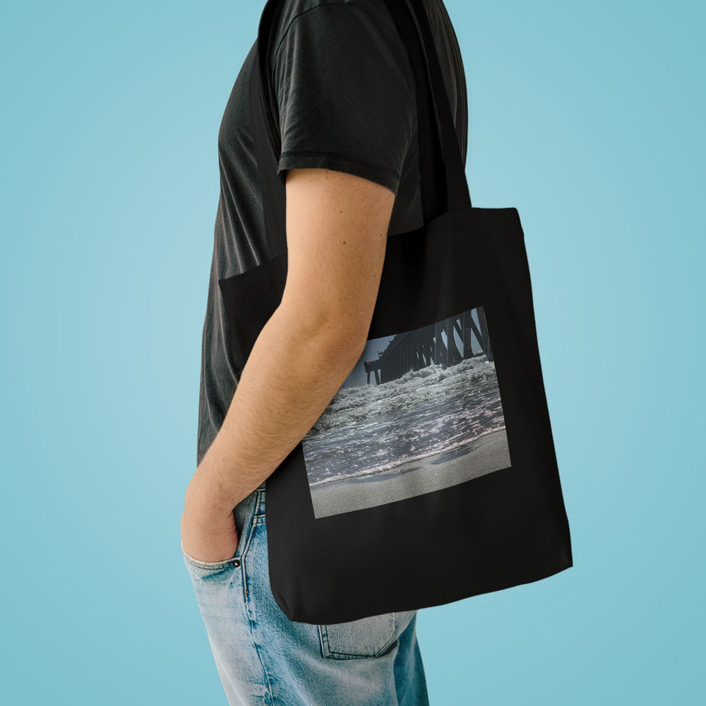 Foam Line To The Pier — Cotton Tote