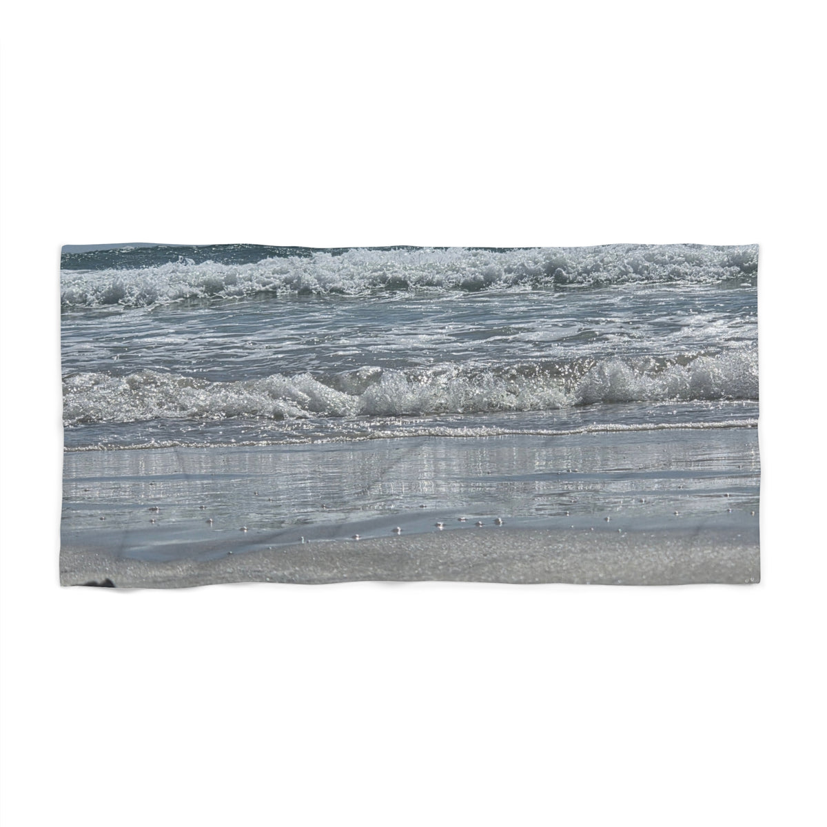 Shoreline Rush — Beach Towel