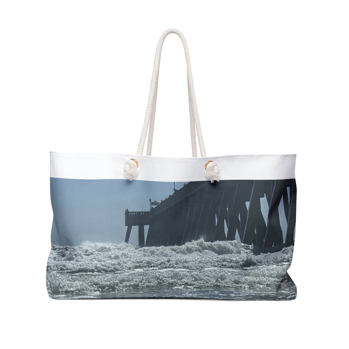 Foam Line To The Pier — Weekender Bag