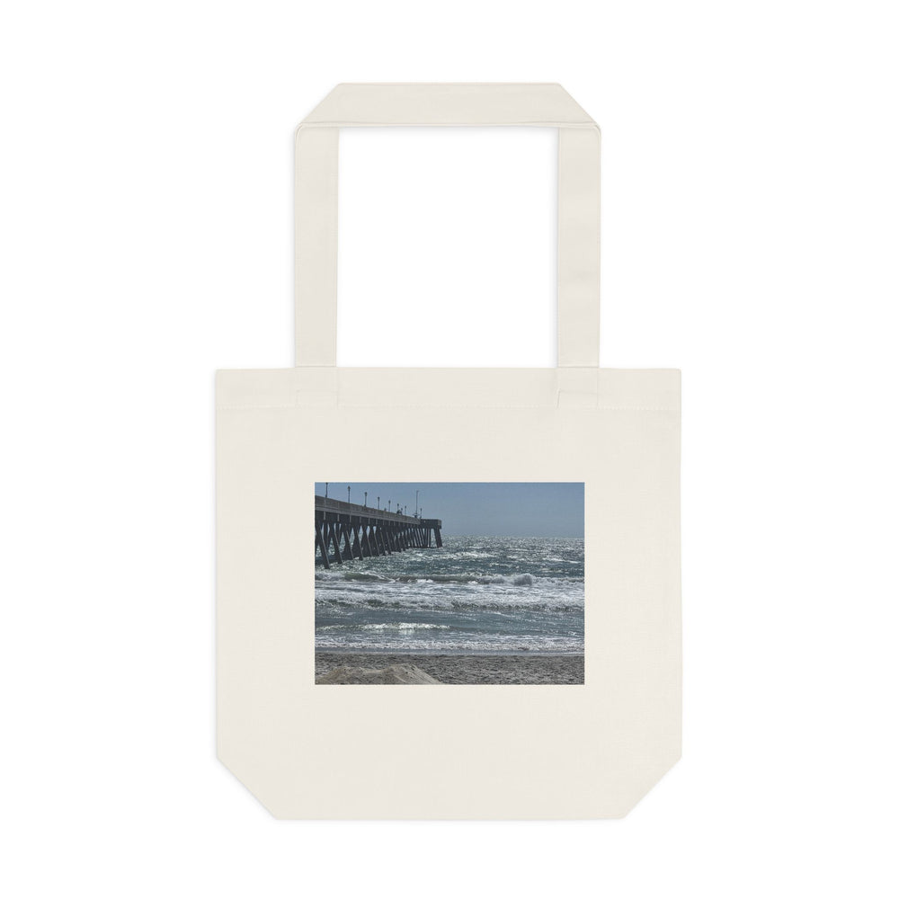 Silver Water Pier — Cotton Tote