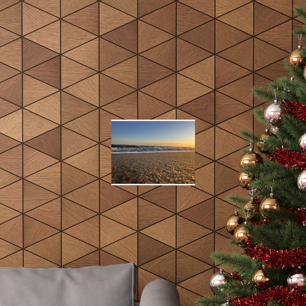Sparkling Sand At Dusk — Matte Poster
