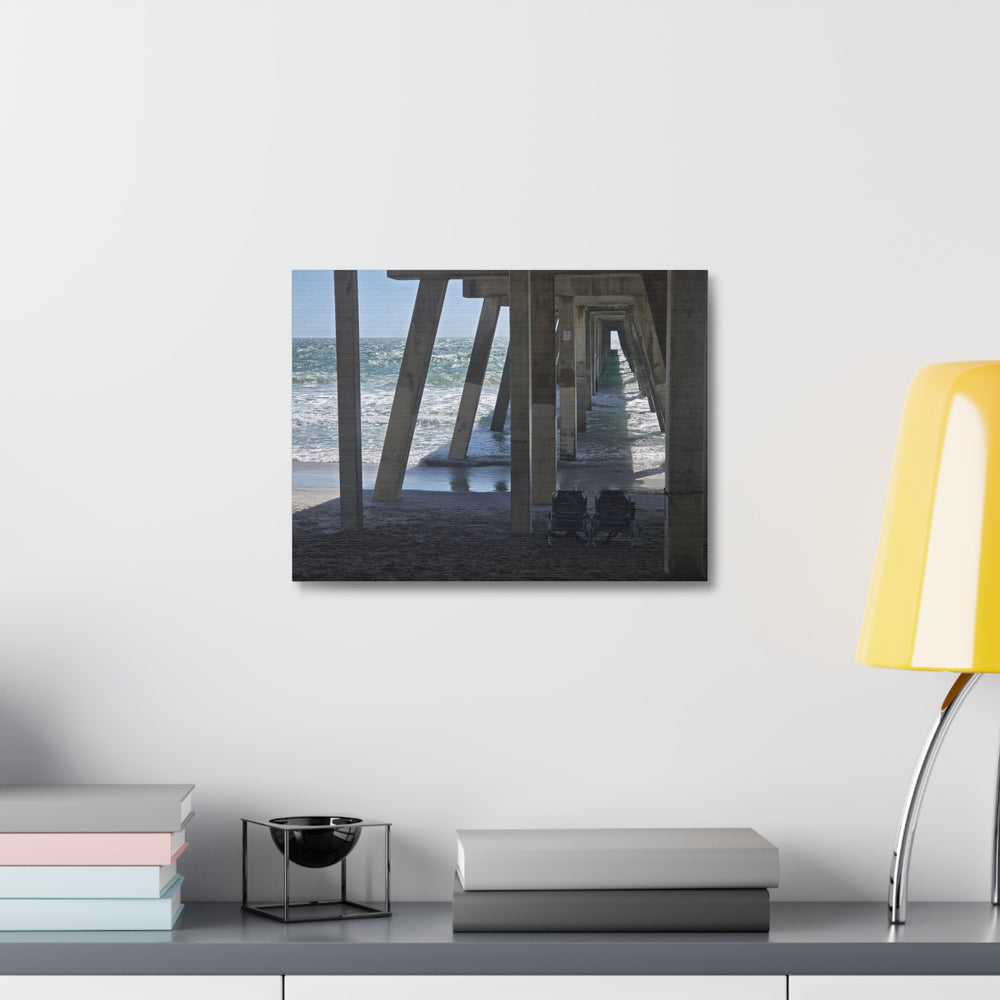 Under The Pier — Stretched Canvas