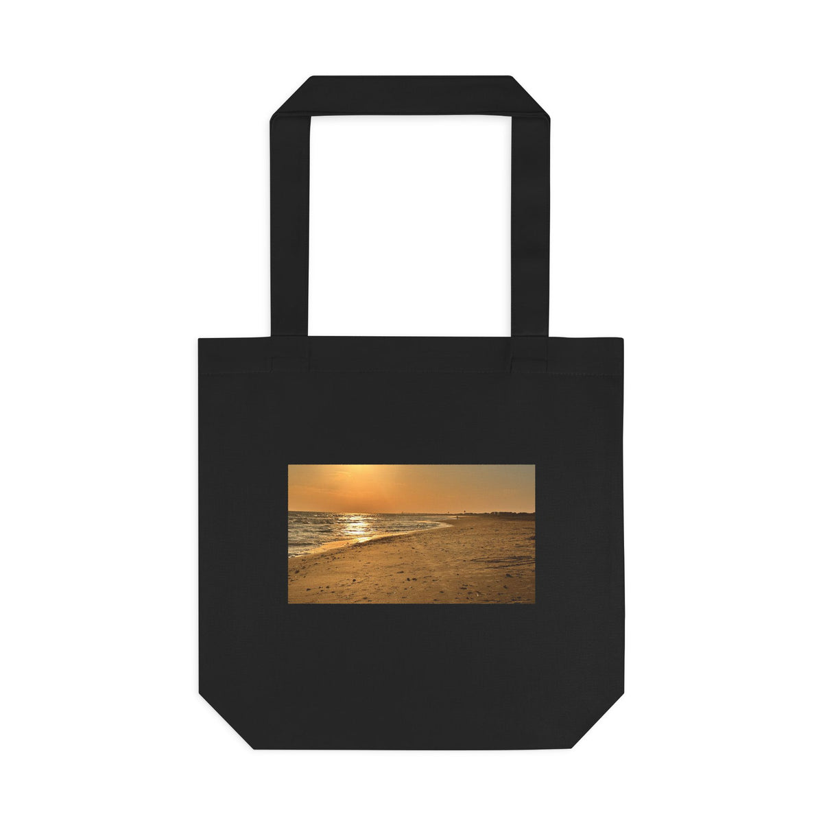 Golden Hour Strand — Cotton Tote
