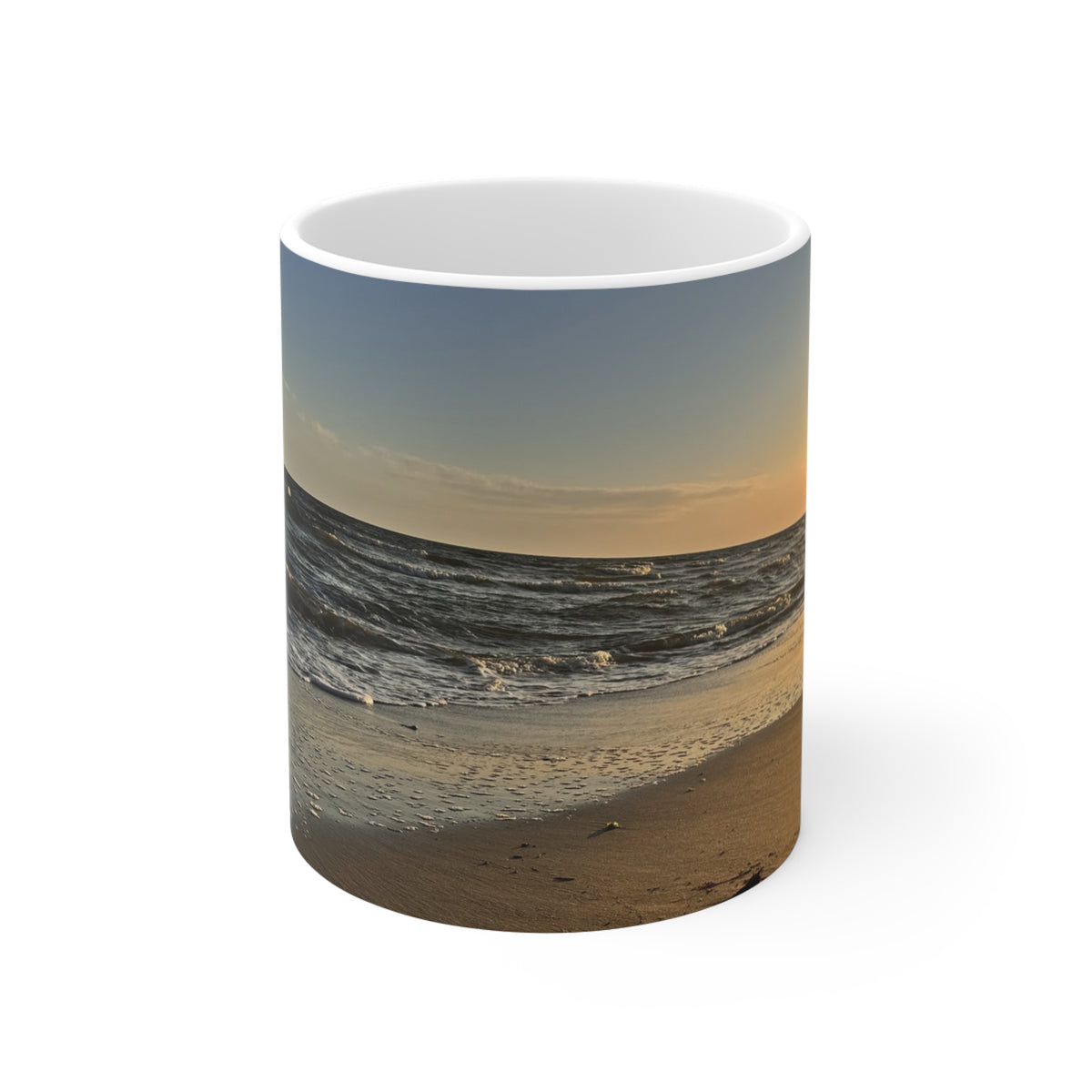 Tide Line At Golden Hour — 11oz Mug