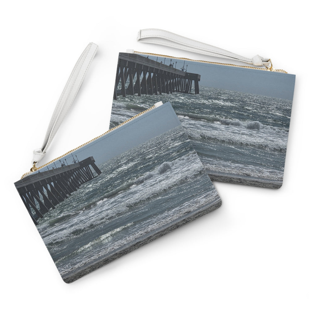 Silver Water Pier — Clutch Bag