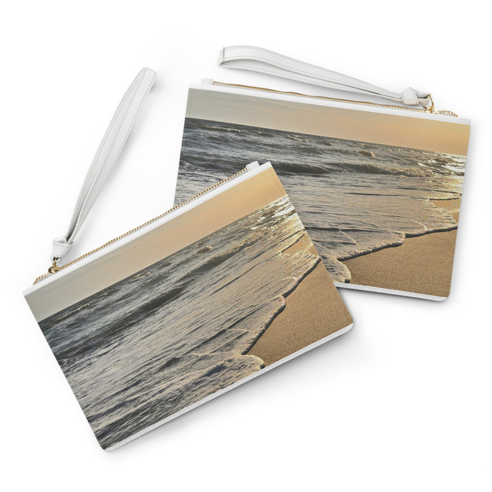 Golden Foam Lace — Clutch Bag