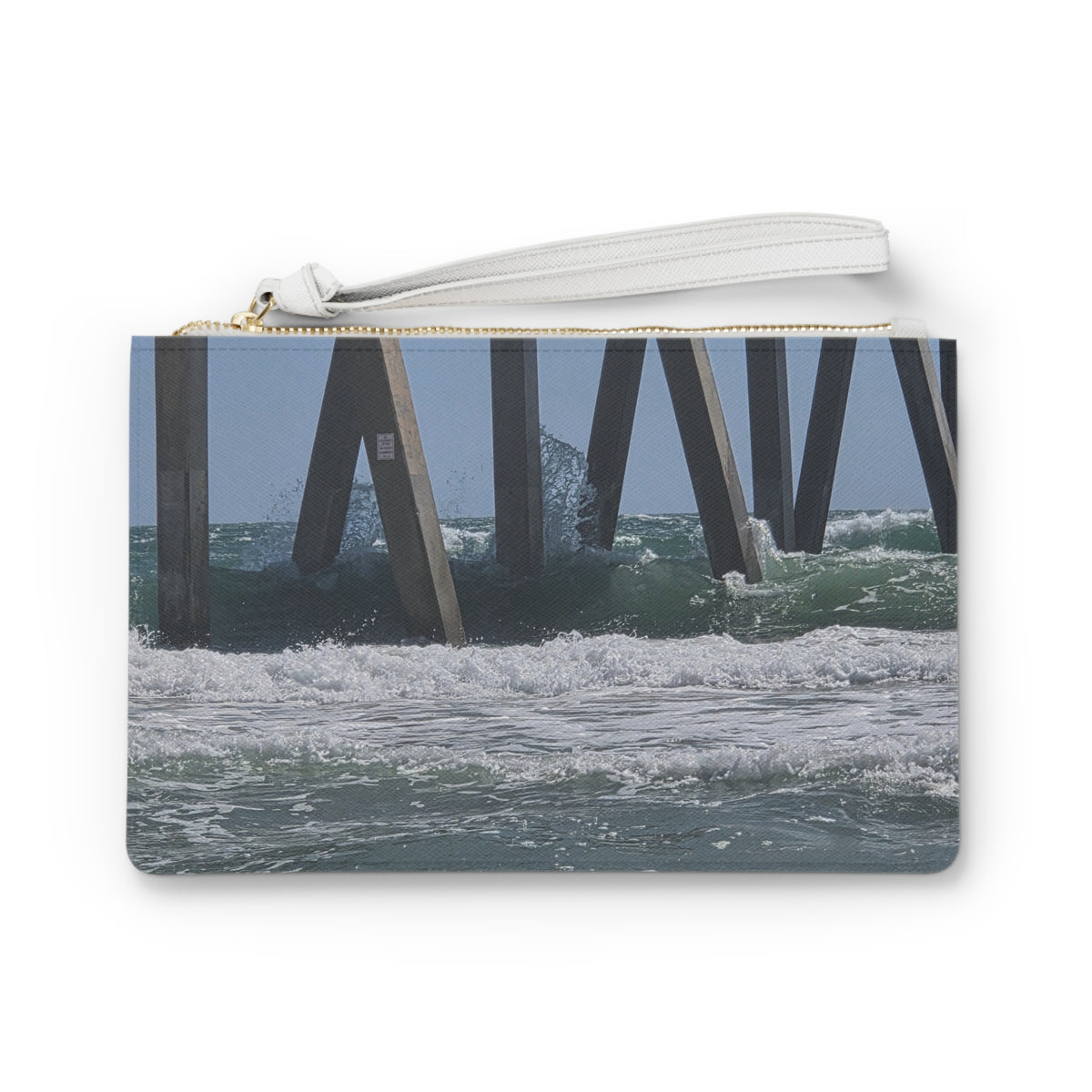 Surge Through The Pilings — Clutch Bag