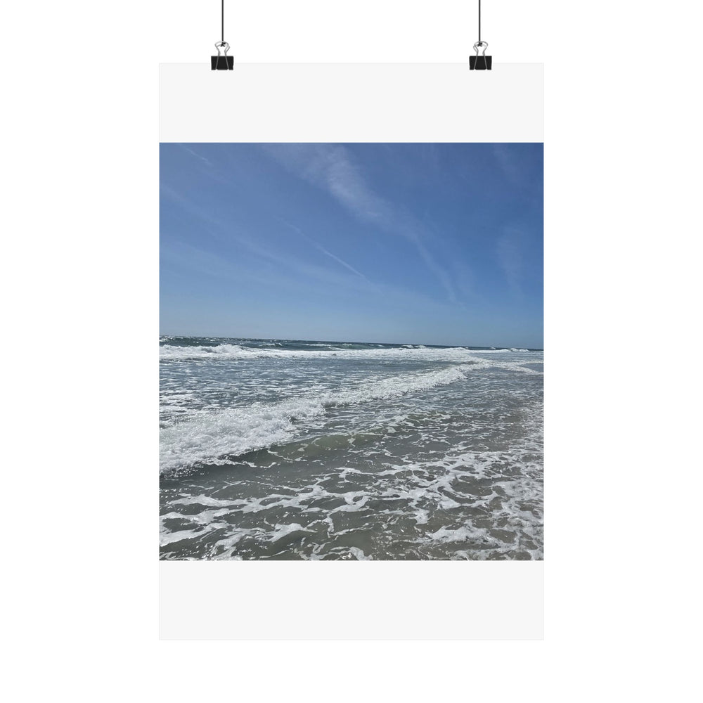 Blue Sky Surf — Matte Poster