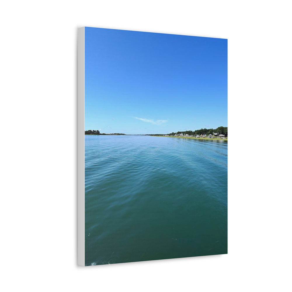 Intracoastal Teal — Stretched Canvas