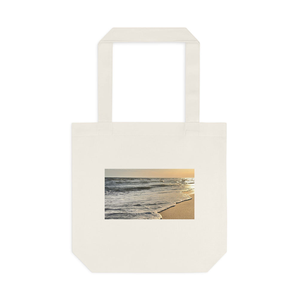 Golden Foam Lace — Cotton Tote