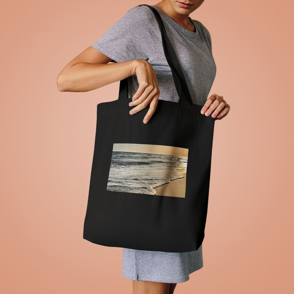 Golden Foam Lace — Cotton Tote