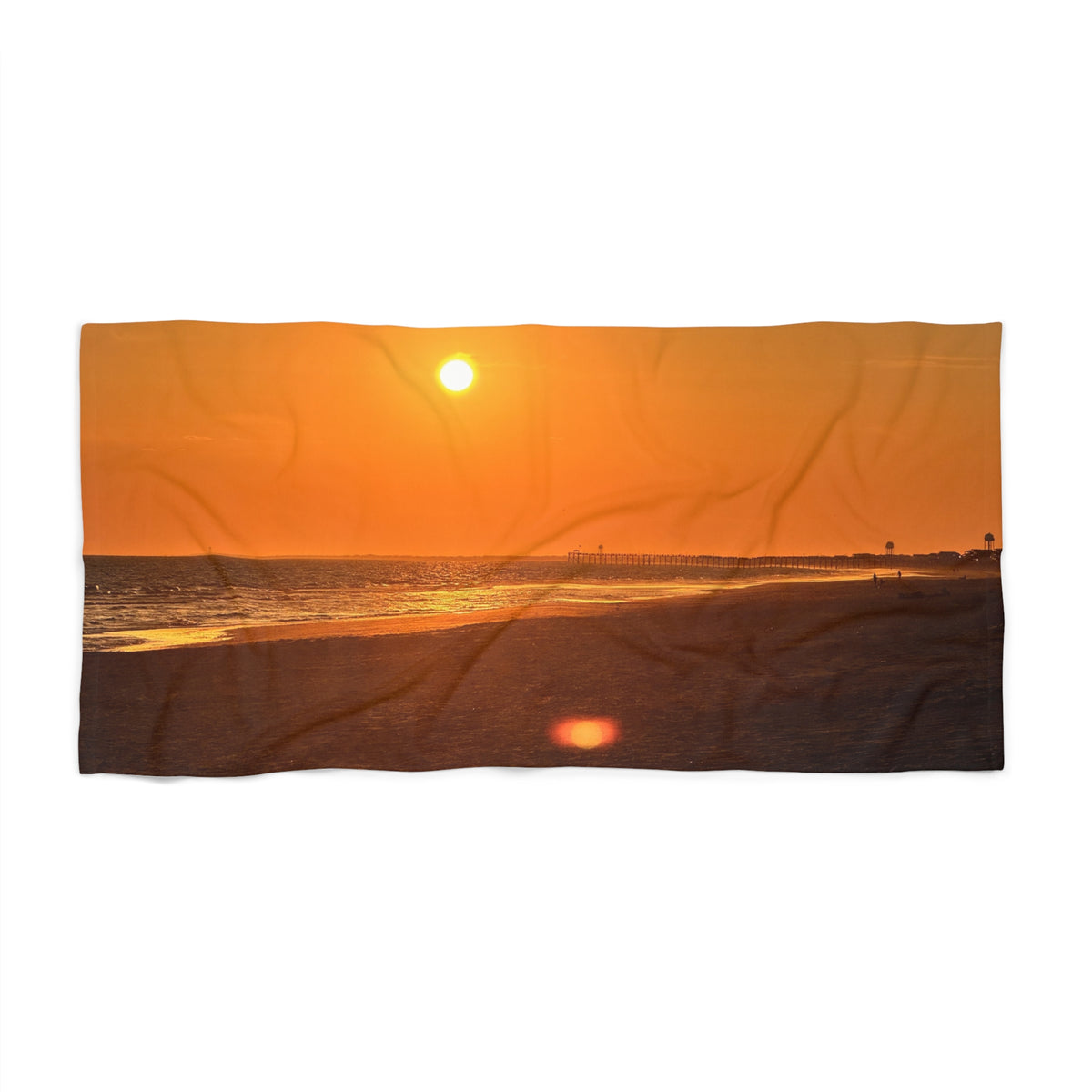 Amber Evening — Beach Towel