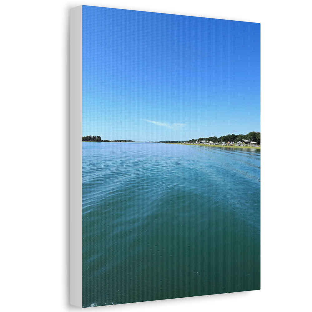 Intracoastal Teal — Stretched Canvas