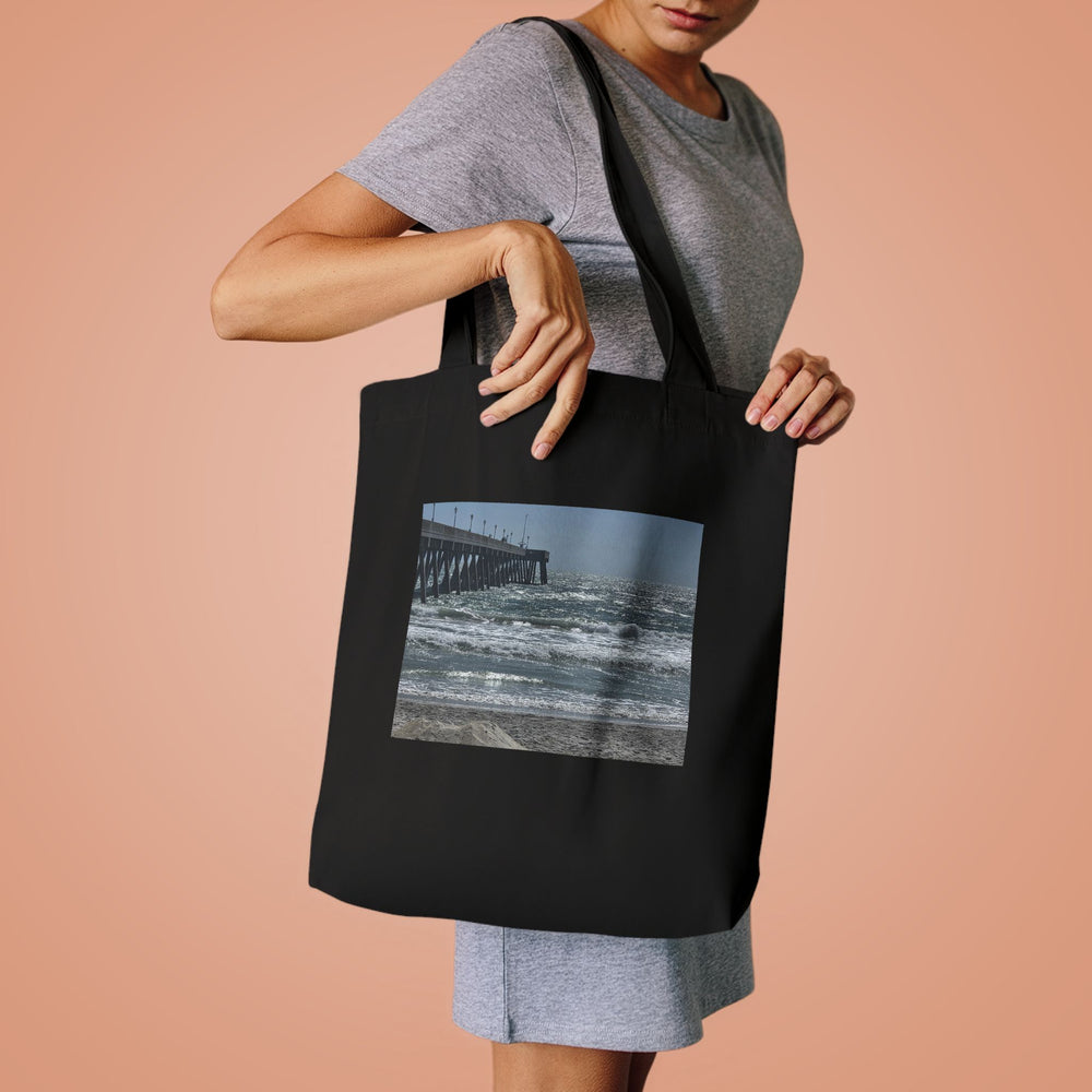 Silver Water Pier — Cotton Tote