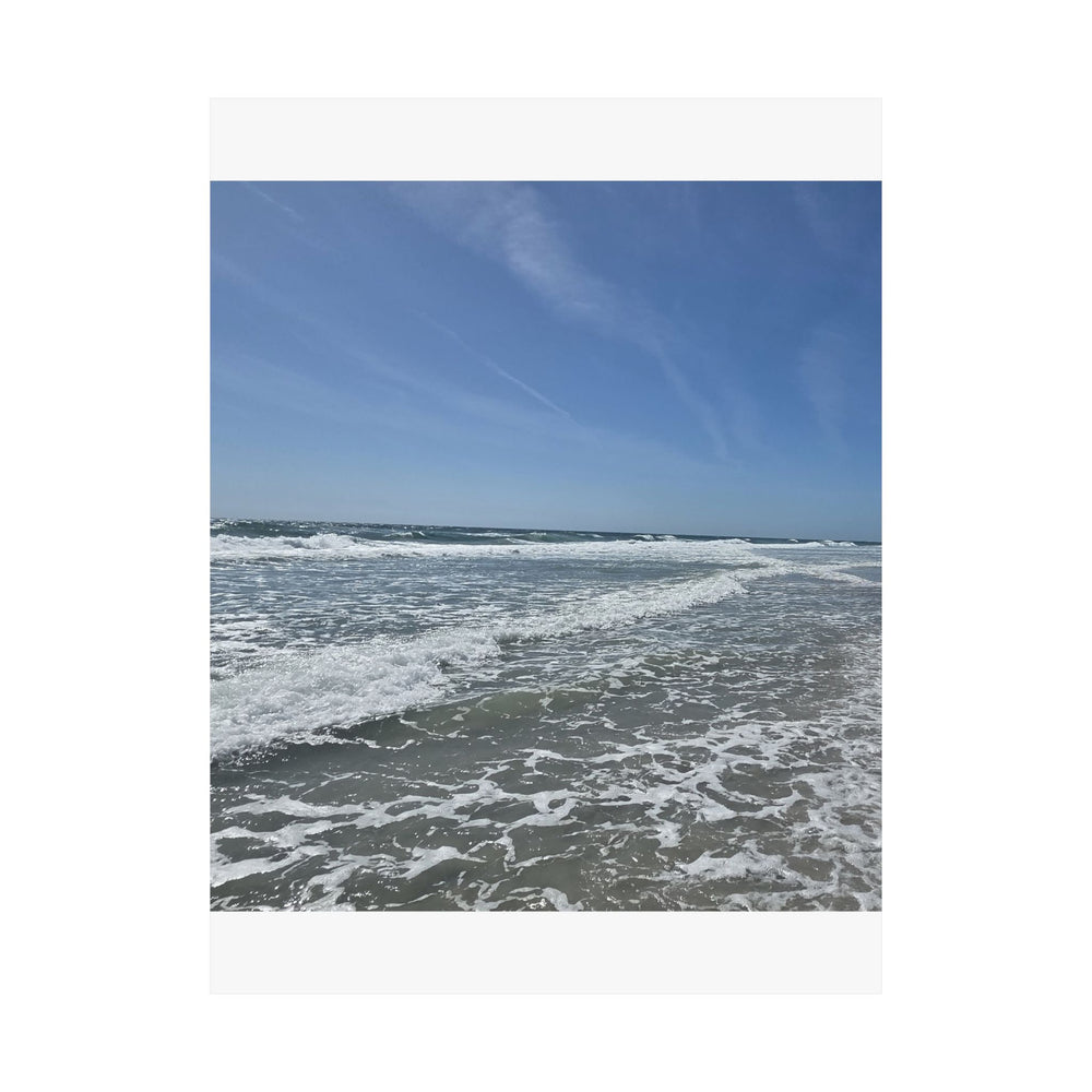 Blue Sky Surf — Matte Poster