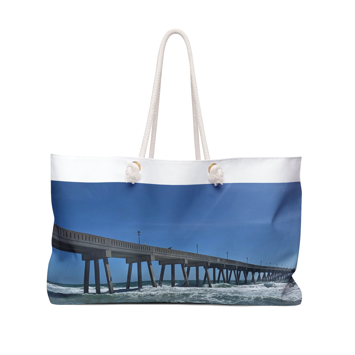 Pier In Full Blue — Weekender Bag