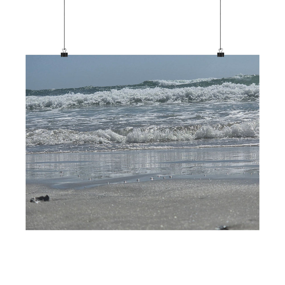 Shoreline Rush — Matte Poster
