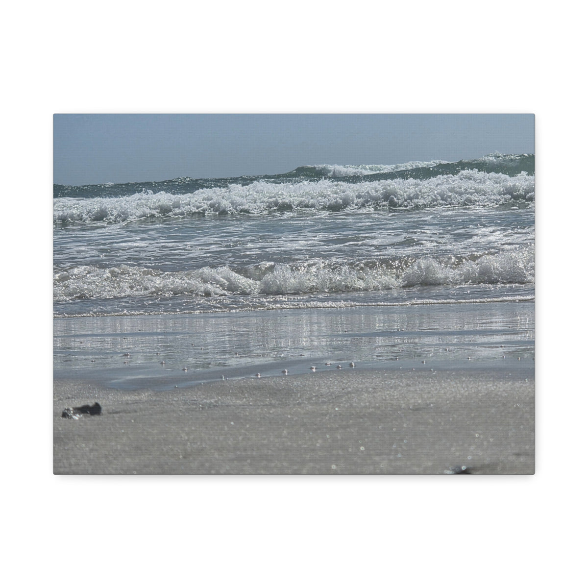 Shoreline Rush — Stretched Canvas