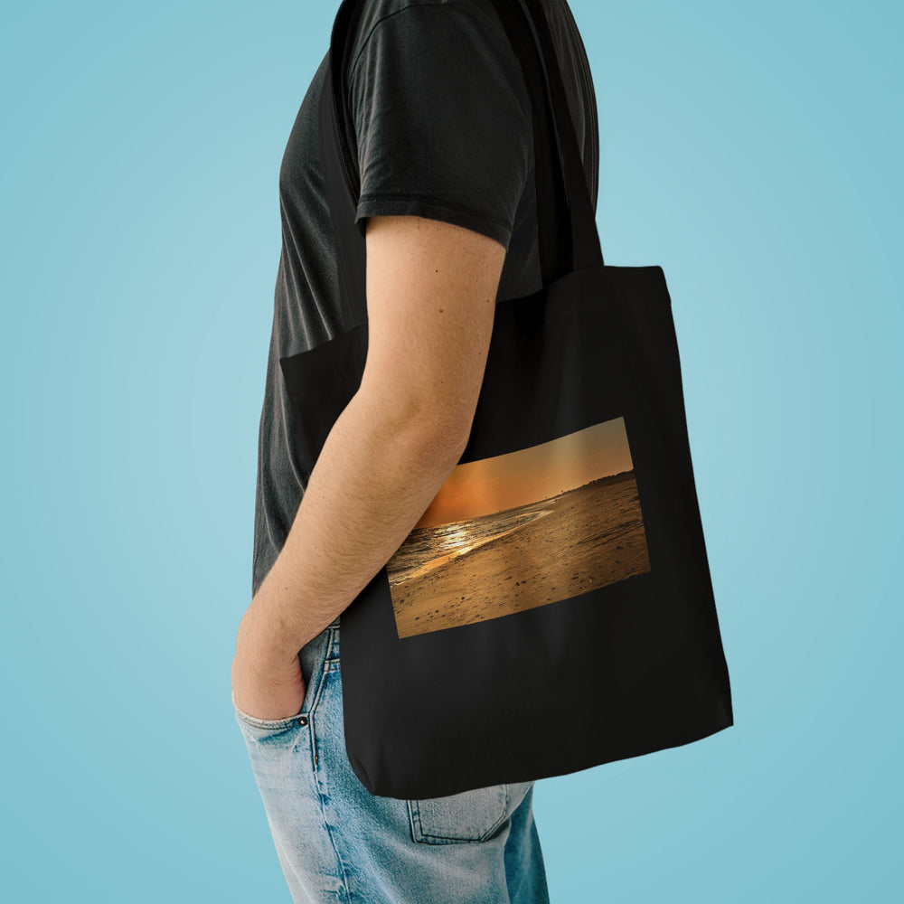 Golden Hour Strand — Cotton Tote