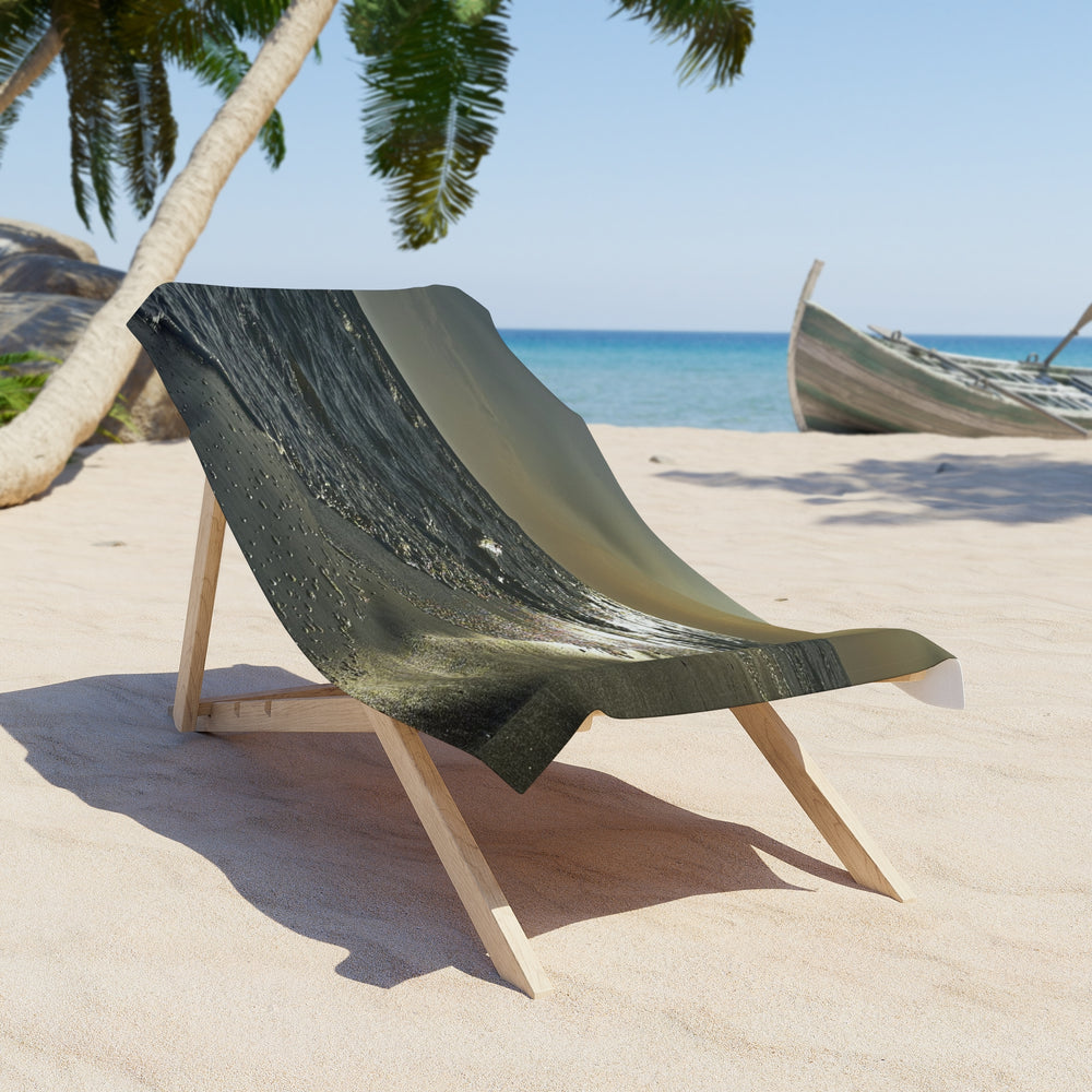 Silver Morning Shoreline — Beach Towel