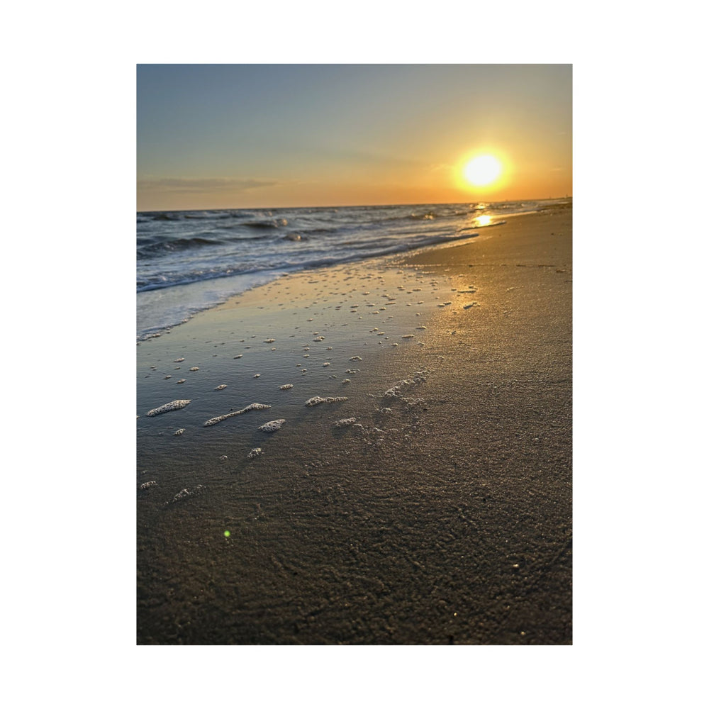 Sunset Seafoam — Matte Poster