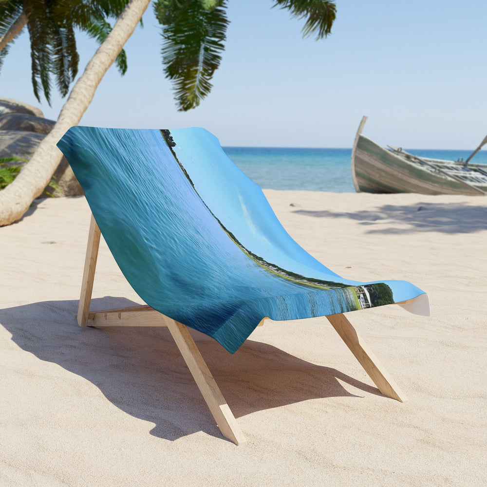 Intracoastal Teal — Beach Towel