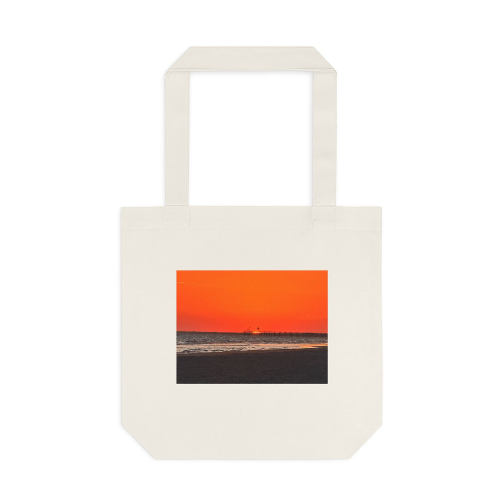 Crimson Pier — Cotton Tote