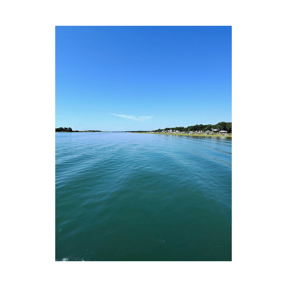 Intracoastal Teal — Matte Poster