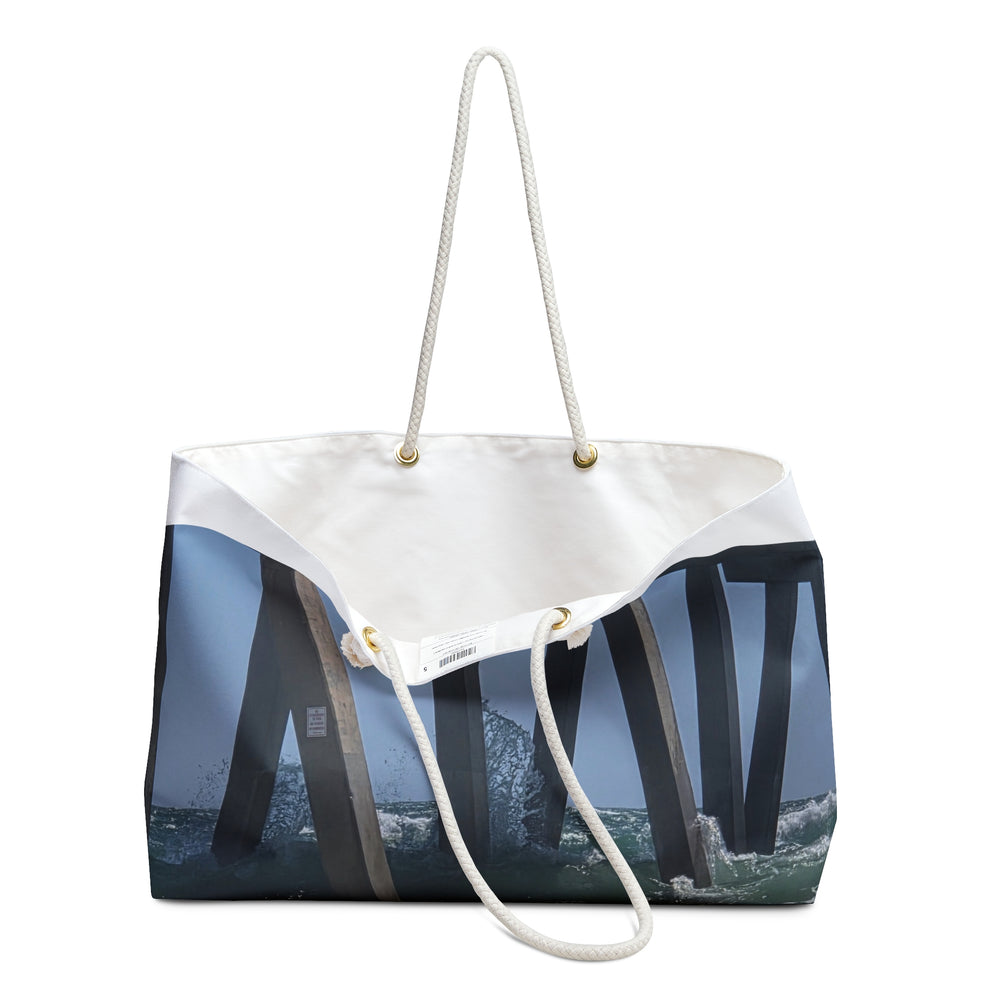Surge Through The Pilings — Weekender Bag