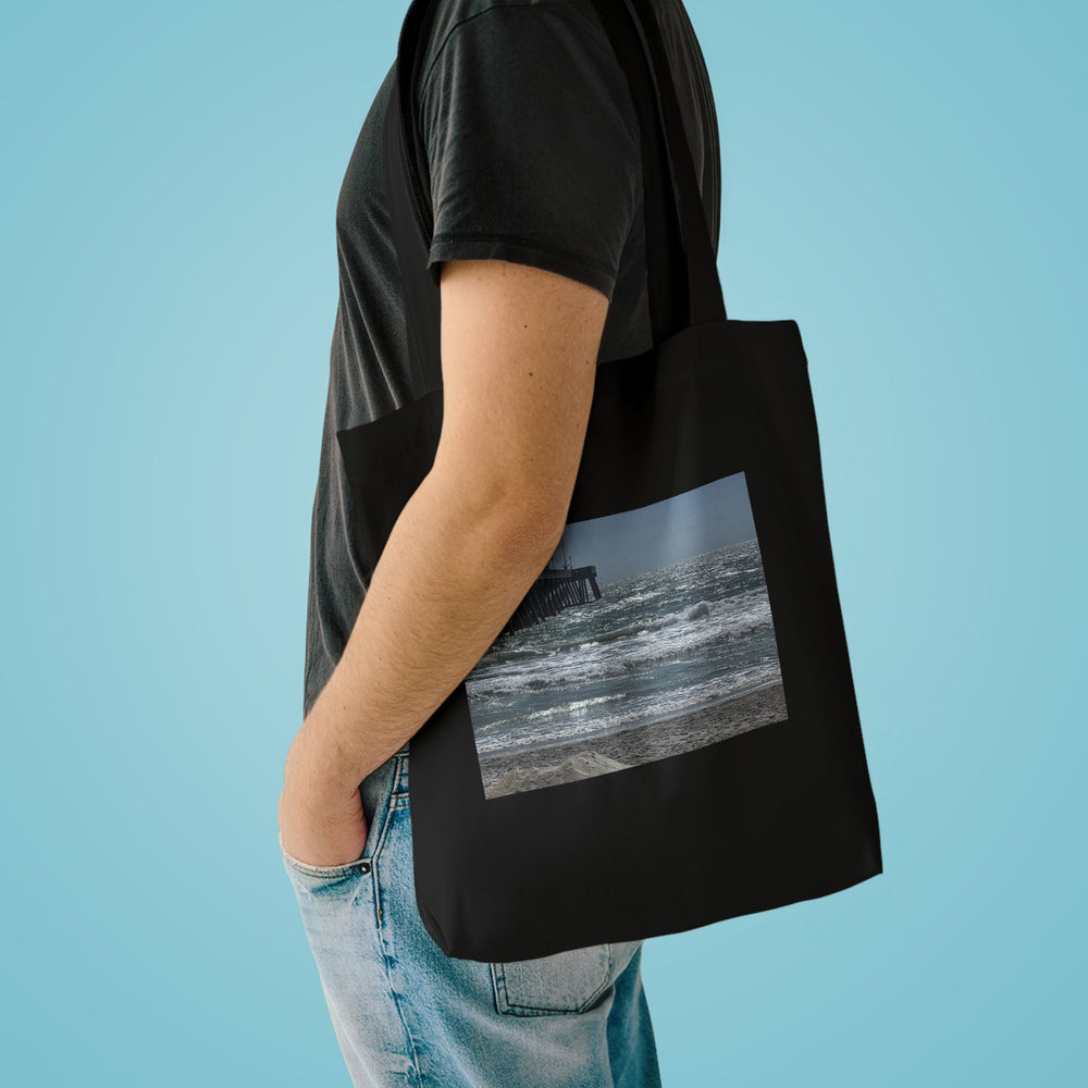 Silver Water Pier — Cotton Tote