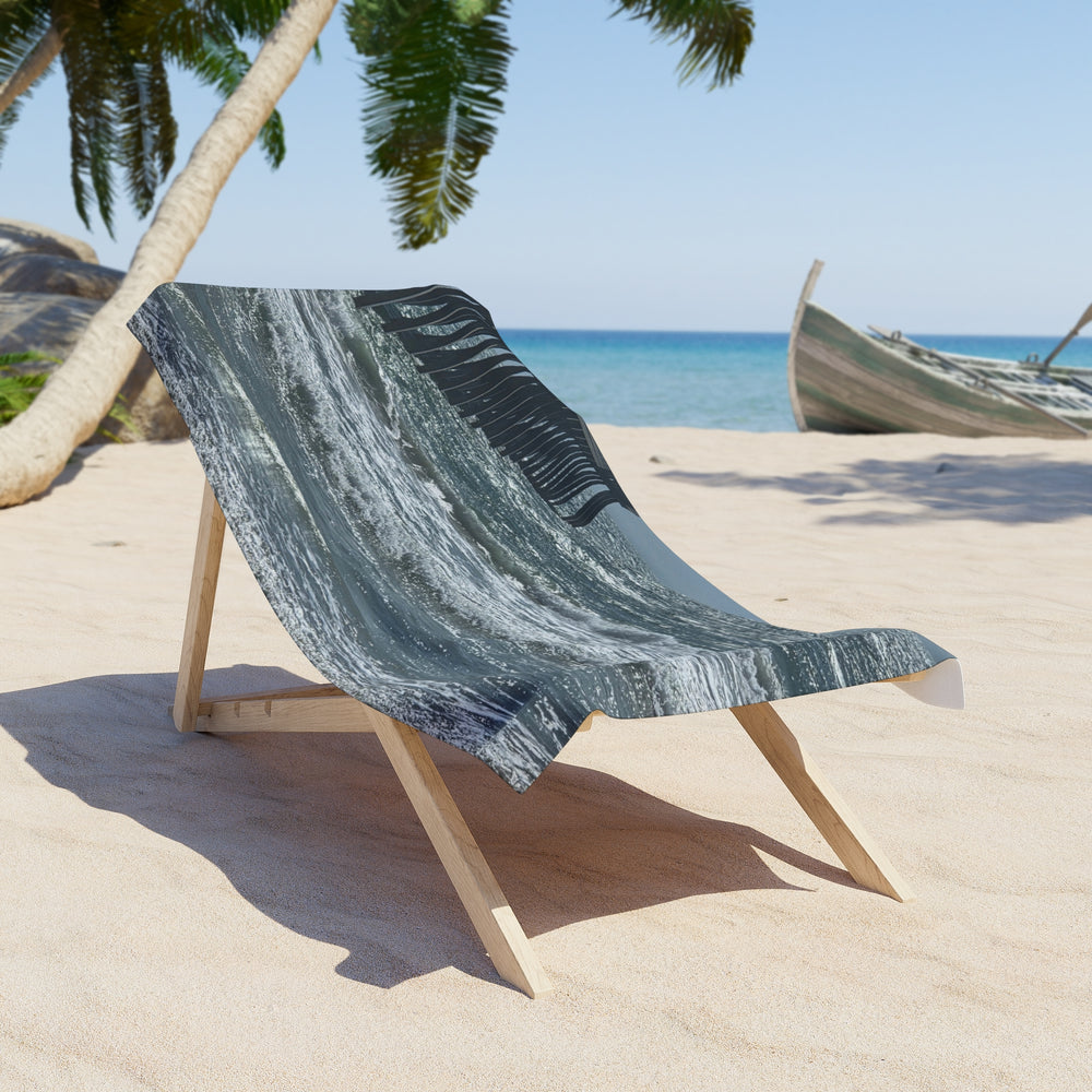 Silver Water Pier — Beach Towel