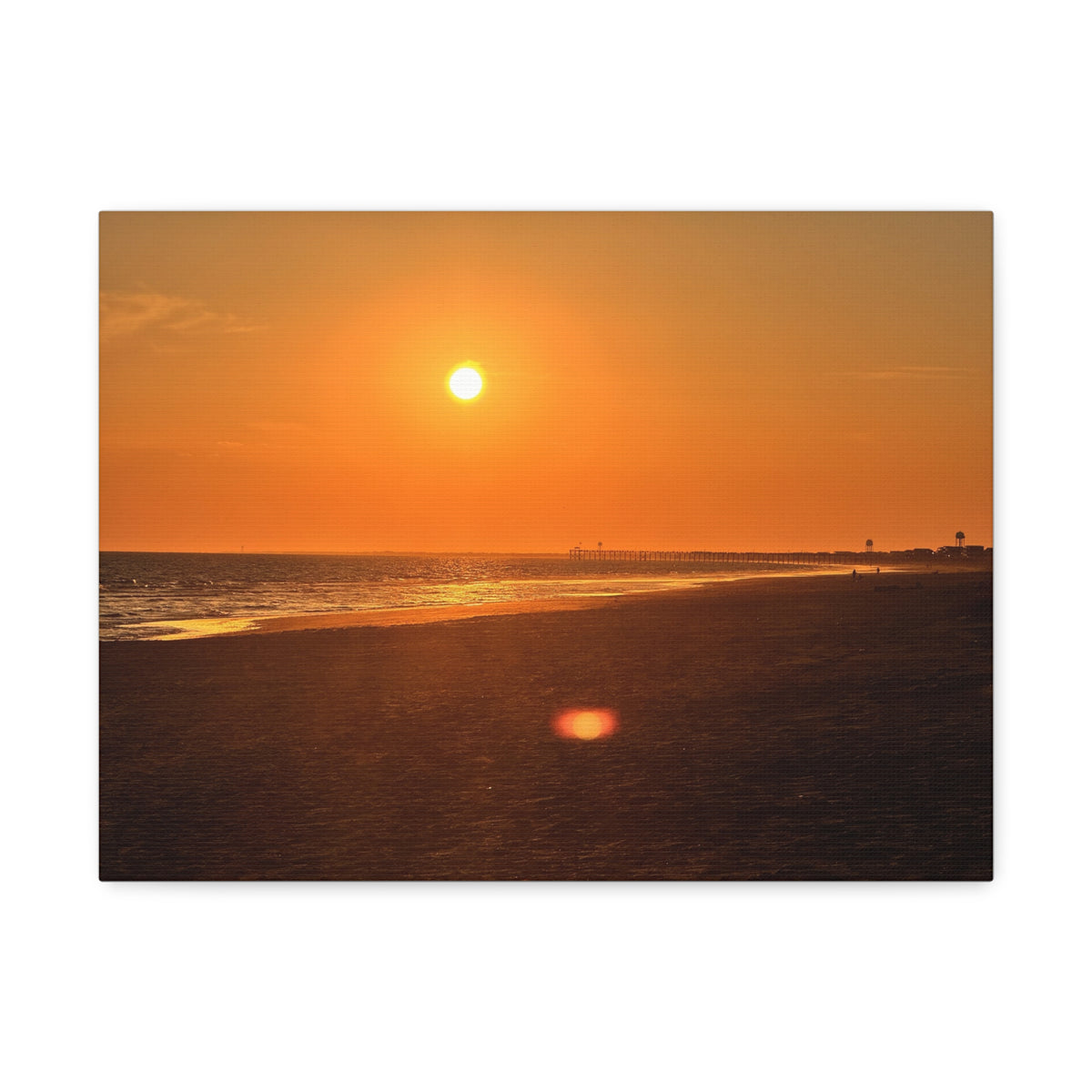 Amber Evening — Stretched Canvas
