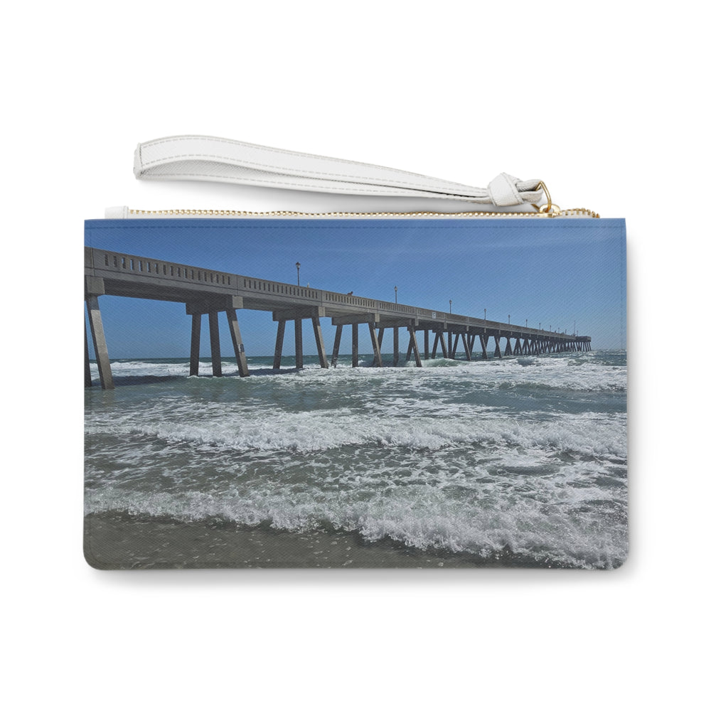 Pier In Full Blue — Clutch Bag