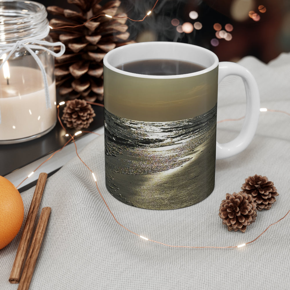 Silver Morning Shoreline — 11oz Mug