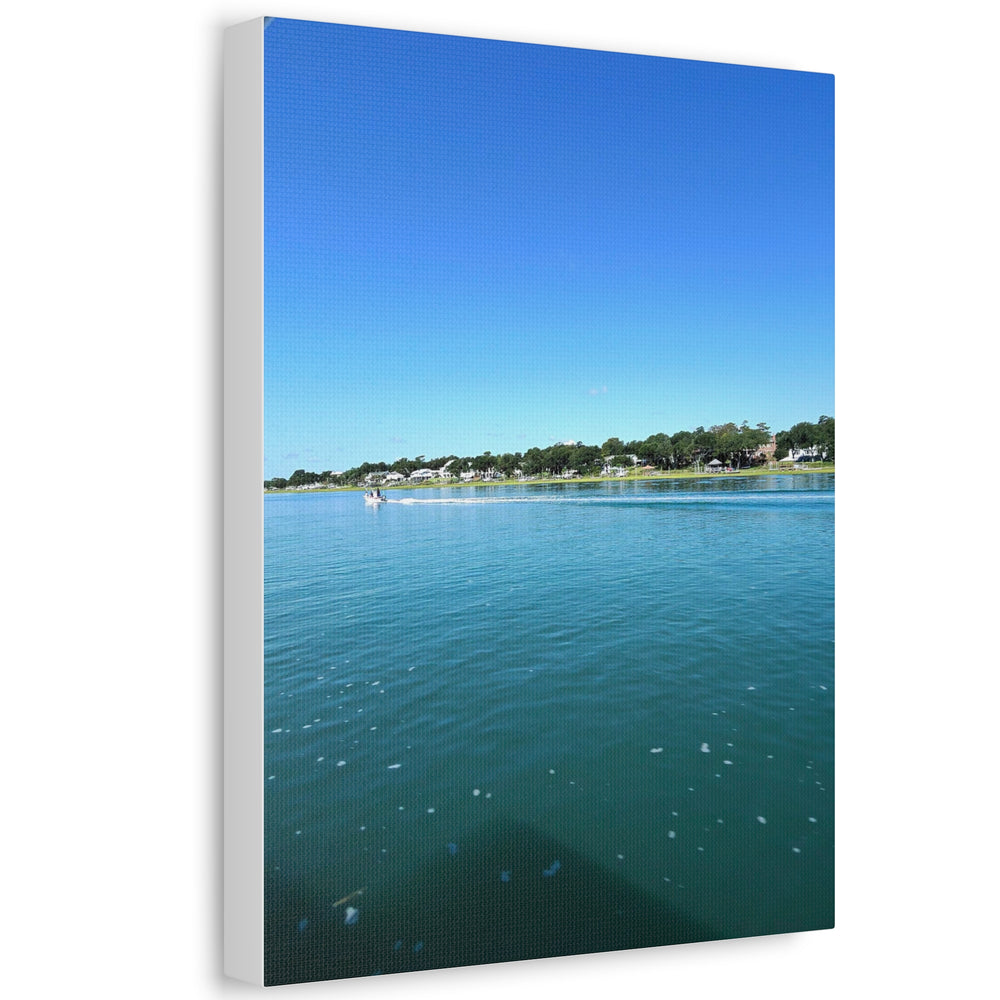 Waterway Morning Run — Stretched Canvas