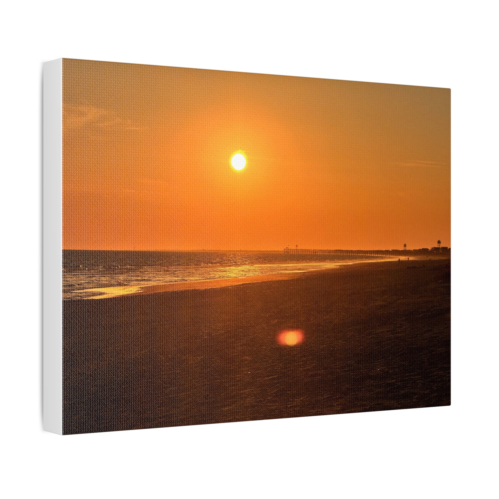 Amber Evening — Stretched Canvas