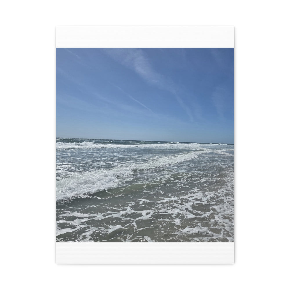 Blue Sky Surf — Stretched Canvas