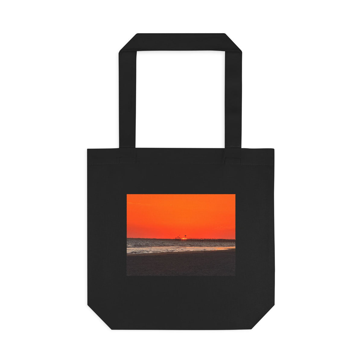 Crimson Pier — Cotton Tote