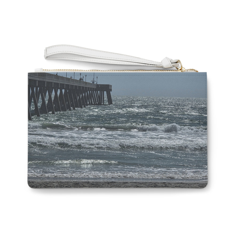 Silver Water Pier — Clutch Bag