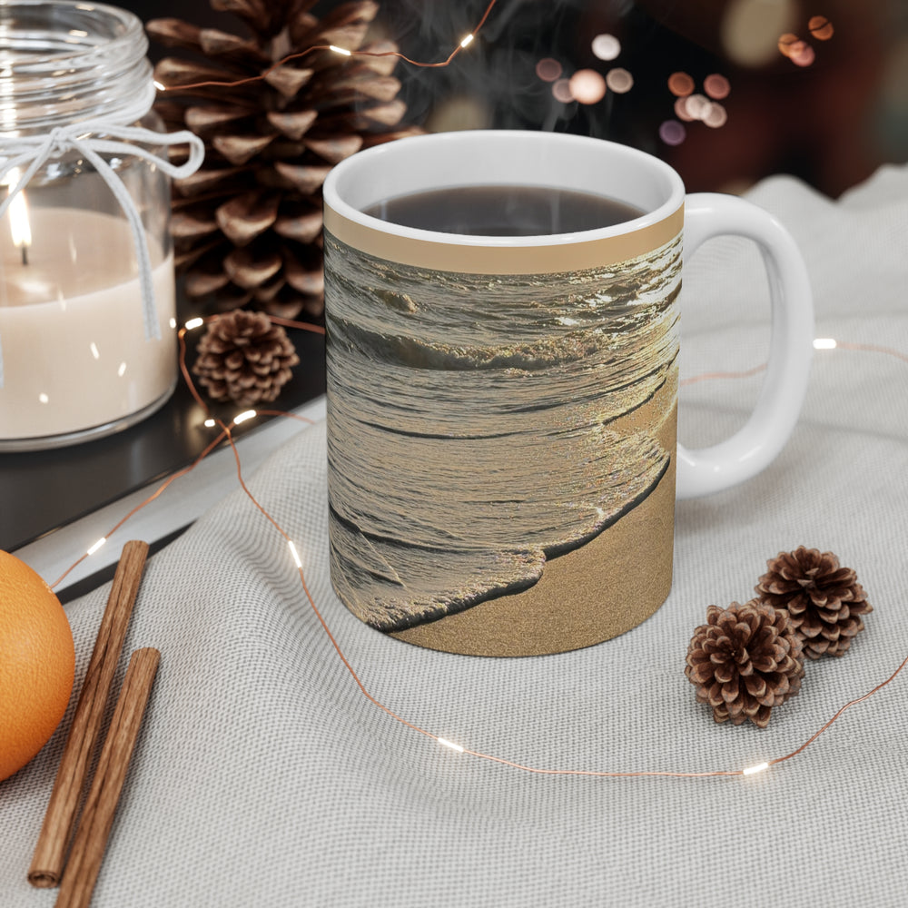 Golden Foam Lace — 11oz Mug
