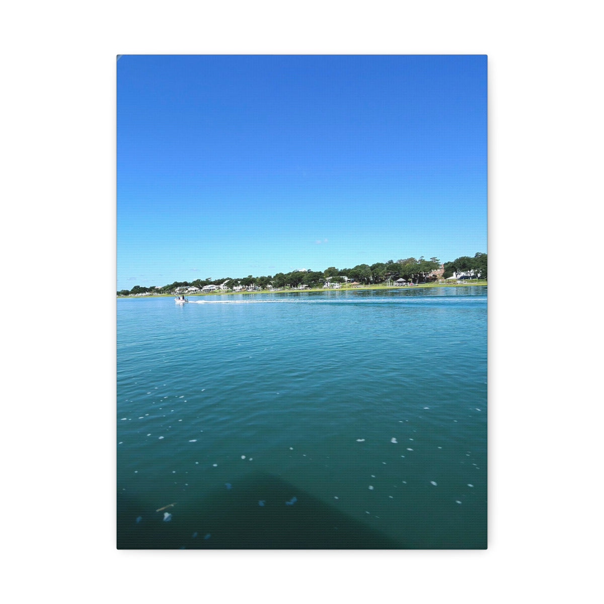 Waterway Morning Run — Stretched Canvas